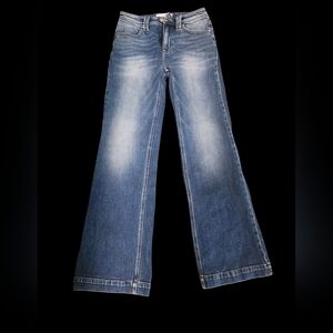 KanCan Flare Wide Leg Blue Jeans In Size 5/26